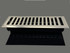 Madelyn Carter Madelyn Carter Modern Chic Brushed Nickel Wall and Floor Vent Covers Steel