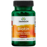 Swanson Biotin 5000mcg 100 caps