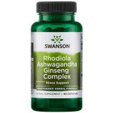 Adaptogenic Herbal Complex with Rhodiola, Ashwagandha & Ginseng 60 Caps