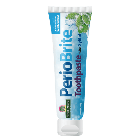 Natures Answer PerioBrite Natural Brighteeing Toothpaste Wintermint, 4 Oz