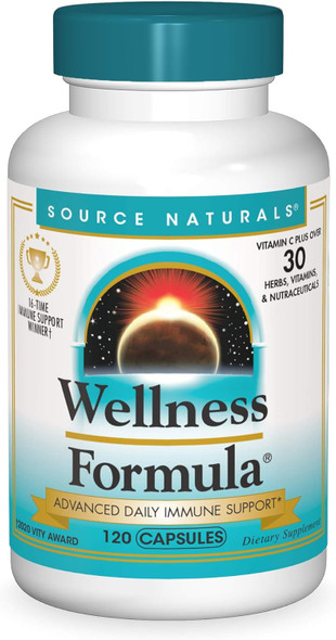 SOURCE NATURALS WELLNESS FORMULA 120 Caps Additional Product Image 2