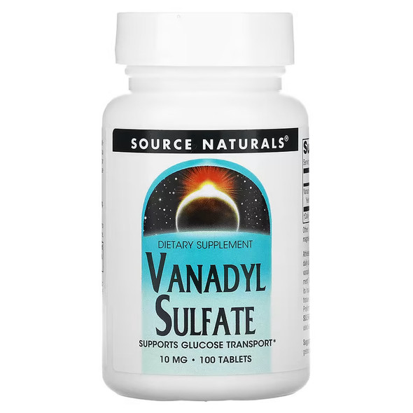SOURCE NATURALS VANADYL SULFATE 10MG 100 Tabs Additional Product Image 2