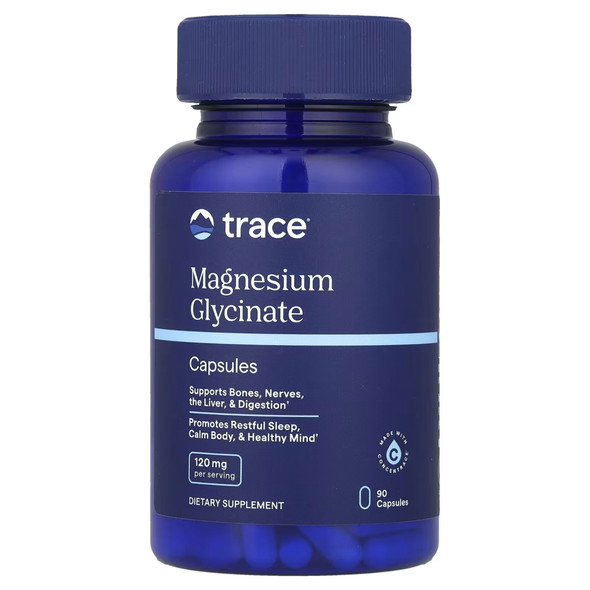 Trace Minerals Magnesium Glycinate 120mg - 90 Caps Additional Product Image 7