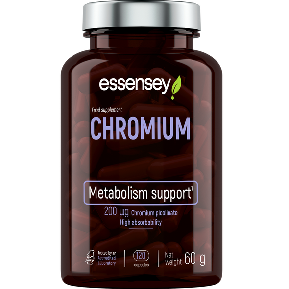 ESSENSEY Chromium 120 Veggie Caps Additional Product Image 2