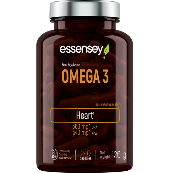 ESSENSEY Omega-3 Fatty Acids 90 Caps Additional Product Image 2