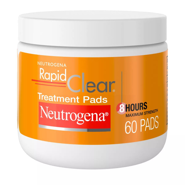 Neutrogena Rapid Clear Maximum Strength Acne Face 60 Pads Additional Product Image 2