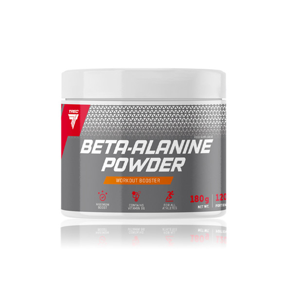 Trec Nutrition BETA-ALANINE POWDER 180g JAR Supplement Facts Panel