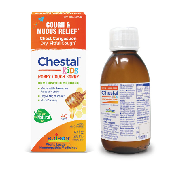 Boiron Chestal® Kids Honey Cough Syrup 200ml Main Product Image