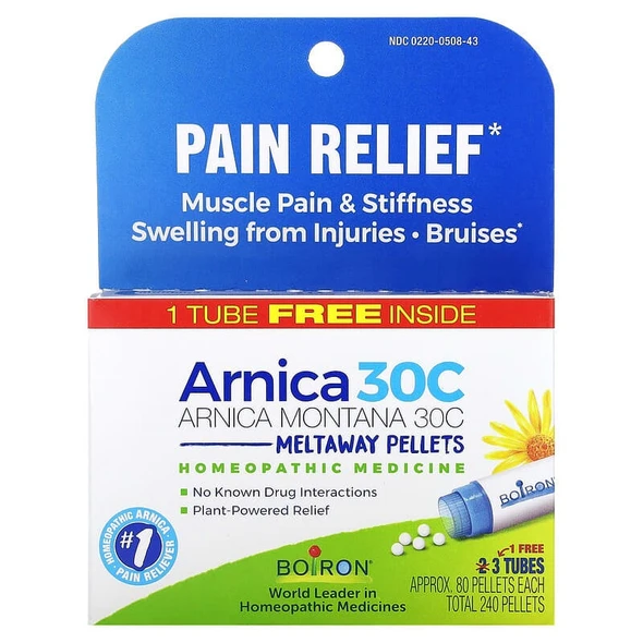 Boiron Arnica Montana 30C - 3 Tubes Additional Product Image 2