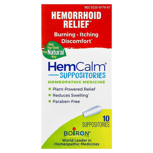 Boiron HemCalm Suppositories - 10 CT