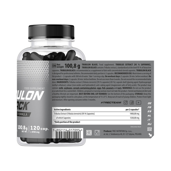 Trec Nutrition TRIBULON BLACK 120cap ingredients