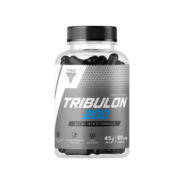 Trec Nutrition TRIBULON 200 90cap Supplement Facts Panel