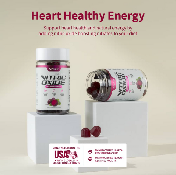 Snap Nitric Oxide Beet Gummies (Sugar Free) – 60 Gummies