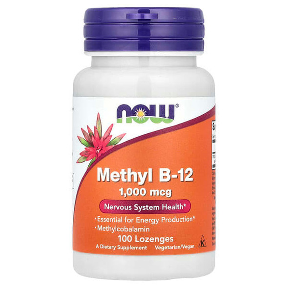 NOW Foods Methyl B-12, 1000mcg - 100 lozenges