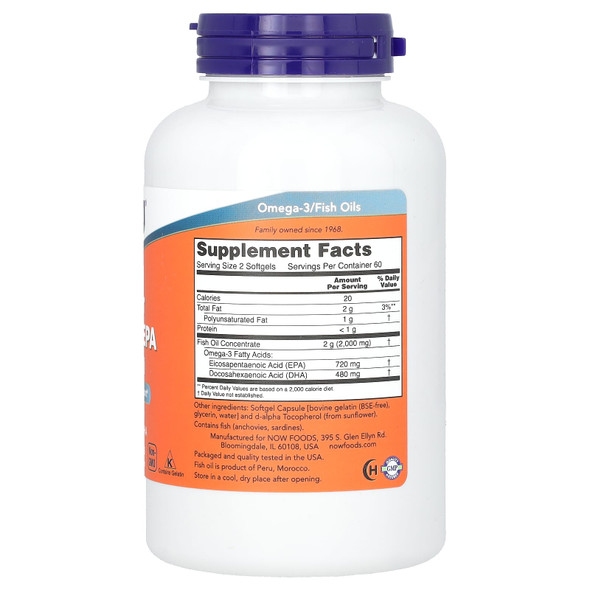 NOW Foods Super Omega 3-6-9, 1200mg - 90 softgels Main Product Image