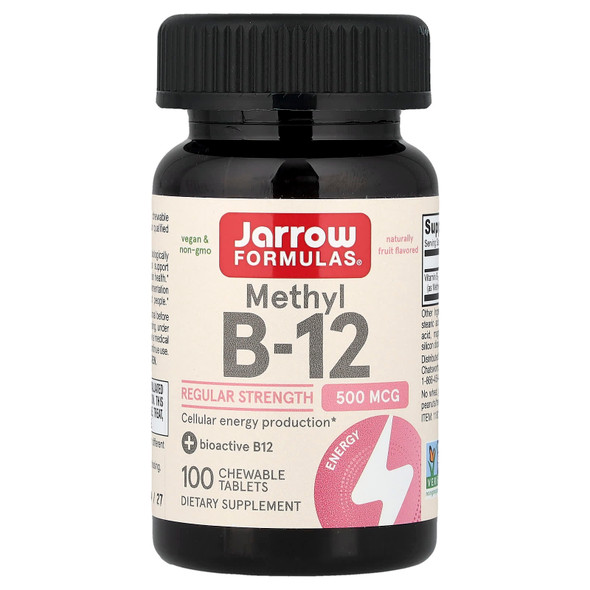 Jarrow Methyl B-12 (500mcg) Cherry 100 tabs