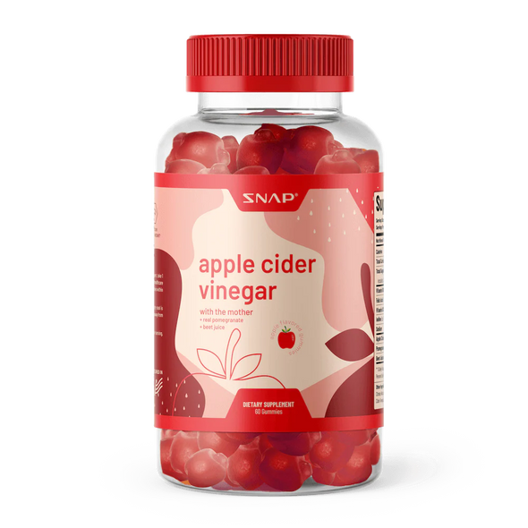 Snap Supplements Apple Cider Vinegar Gummies 60 Gummies