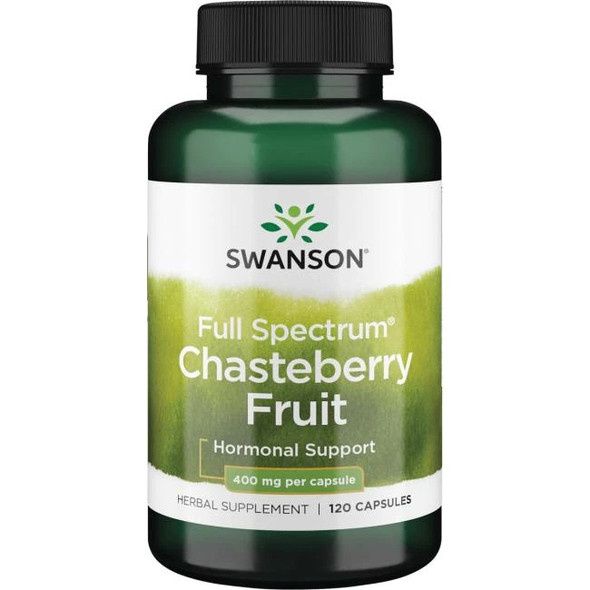 Swanson Full Spectrum Chasteberry Fruit 400 mg 120 Capsules