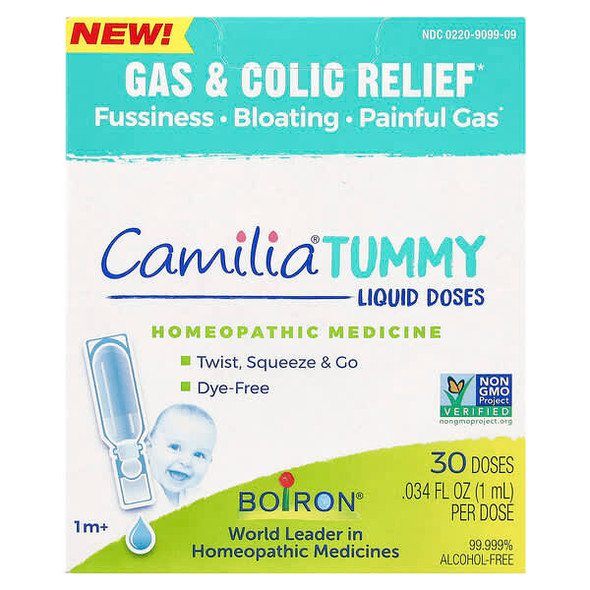 Boiron Camilia Tummy - 30 single-use liquid doses
