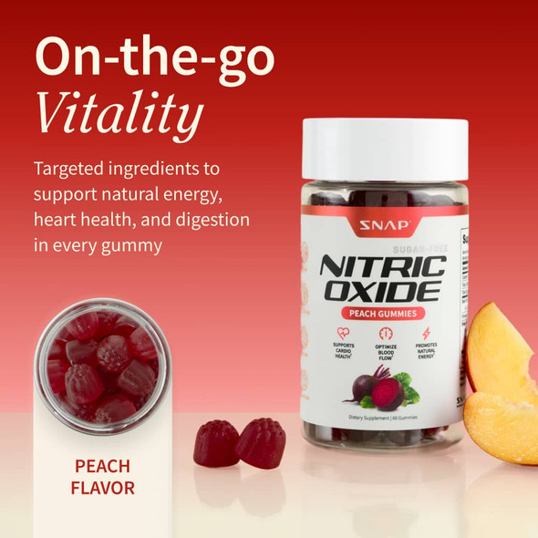 Snap Supplements Nitric Oxide Beet Gummies Pe - product lineup
