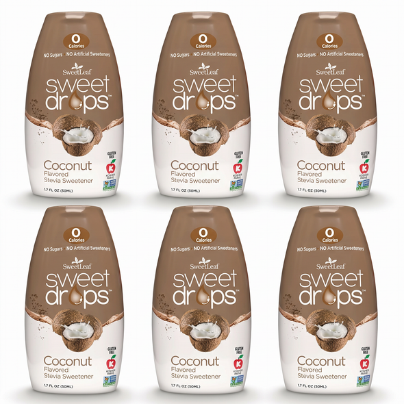 SweetLeaf Sweet Drops Coconut 1.7oz - 6 pack