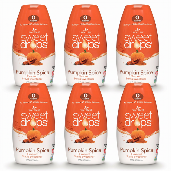 SweetLeaf Sweet Drops Pumpkin Spice 1.7oz - 6 pack