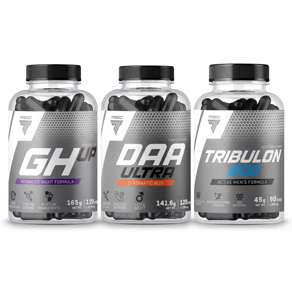 Trec Test Booster Stack - Tribulon 200 + DAA Ultra + GH UP - bundle