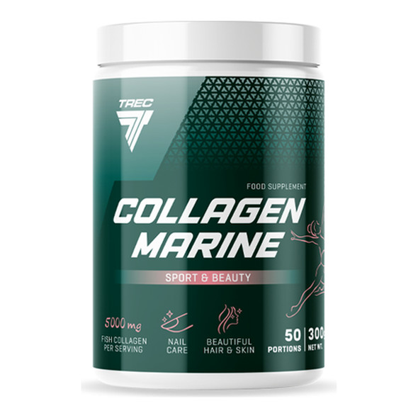 Trec Nutrition Collagen Marine 300g jar - Wildberry hydrolysed marine collagen