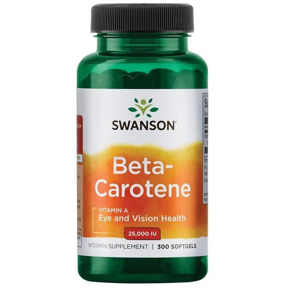 Swanson Beta-Carotene (Vitamin A), 25000 IU