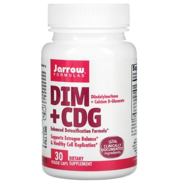 Jarrow Formulas DIM + CDG, Enhanced Detoxification Formula