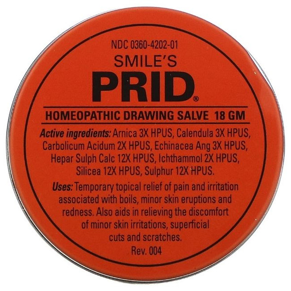 Hyland's Smile's Prid Homeopathic Drawing Salve