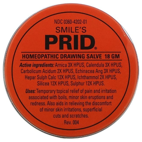 Hyland's Smile's Prid Homeopathic Drawing Salve Main Product Image