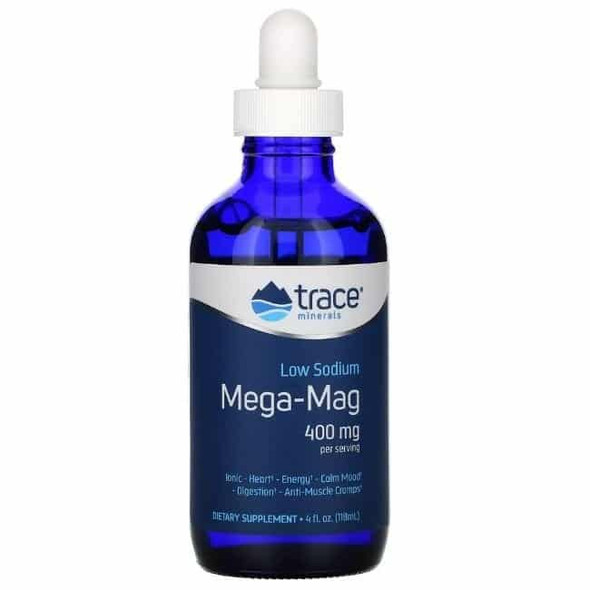 Trace Minerals Research Low Sodium Mega-Mag 400 mg