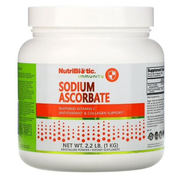 NutriBiotic Immunity, Sodium Ascorbate, Crystalline Powder, 2.2 lb (1 kg)