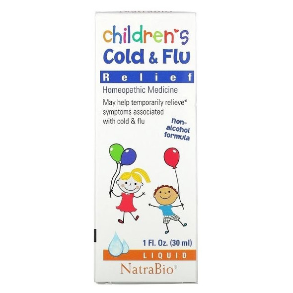 NatraBio Children's Cold & Flu Relief