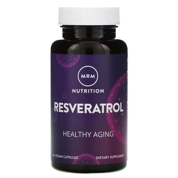 MRM Nutrition Resveratrol Supplement Facts Panel