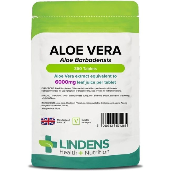 Aloe Vera 6000mg 360 Tablets