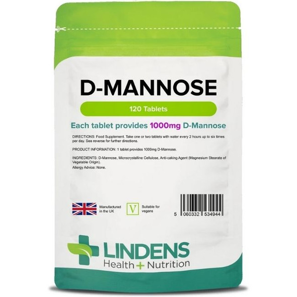 D-Mannose 1000mg 120 Tablets