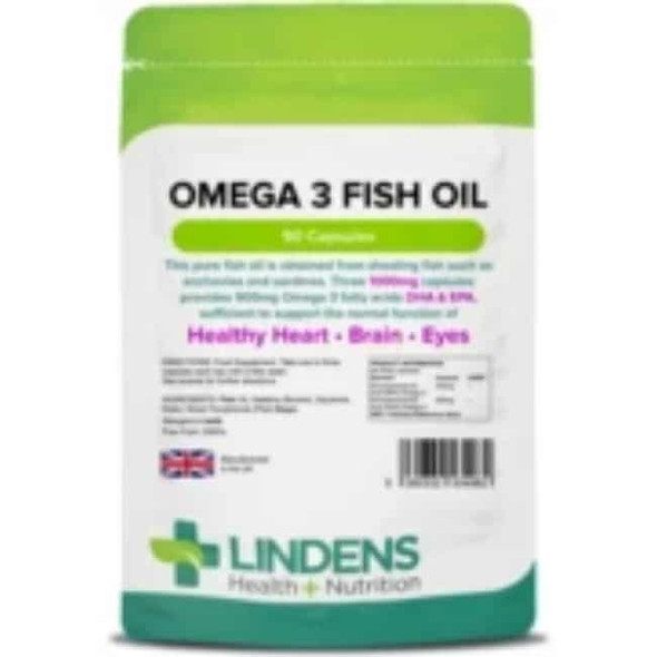 Omega 3 Fish Oil (30% DHA-EPA) 90 Capsules