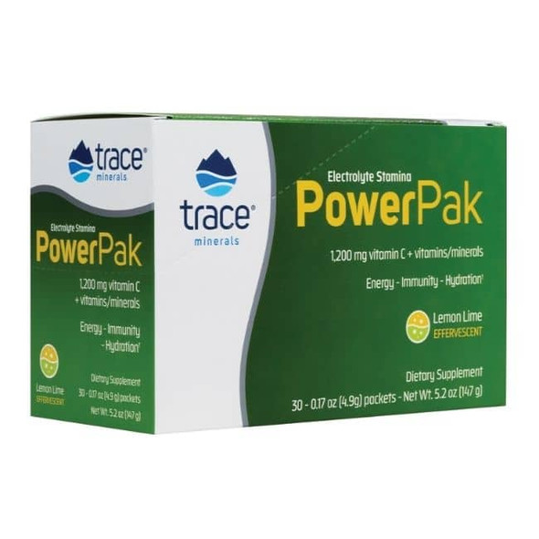 Trace Minerals Power Pak Non-GMO Lemon Lime