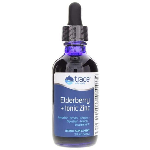 Trace Minerals Ionic Zinc + Elderberry 2 oz