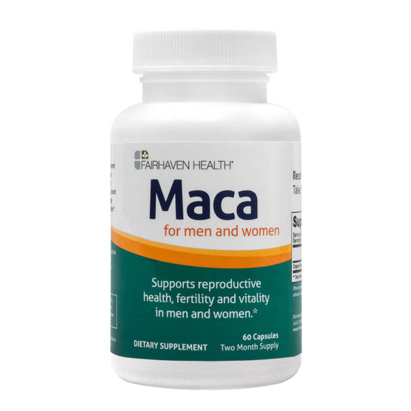 Fairhaven Health Organic Maca Fertility Supplement 60 Caps Additional Product Image 4