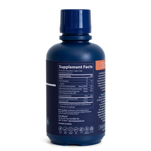Trace Minerals, Liquid Cal/Mag/Zinc - Piña Colada 473 ml Additional Product Image 5