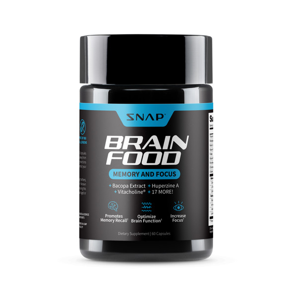 Snap Supplements Brain Food 60 Veg Caps 1