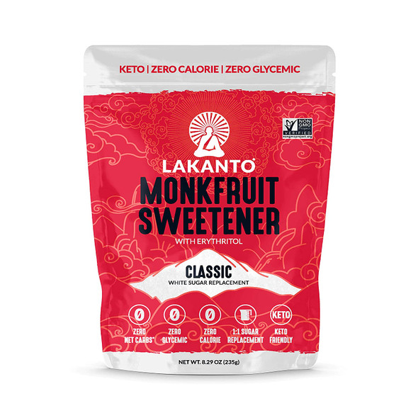Lakanto Monkfruit Sweetener with Erythritol Classic 235g Main Product Image