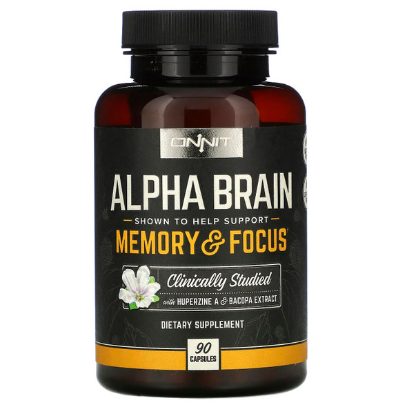 Onnit, Alpha Brain, Memory & Focus, 90 Capsules Additional Product Image 2