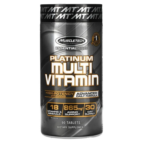 Muscletech, Platinum Multi Vitamin, 90 Tablets