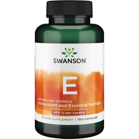 Swanson Vitamin E Natural Dry 400ui 100 Caps