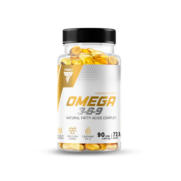 Trec Nutrition OMEGA-3-6-9 90 caps Supplement Facts Panel