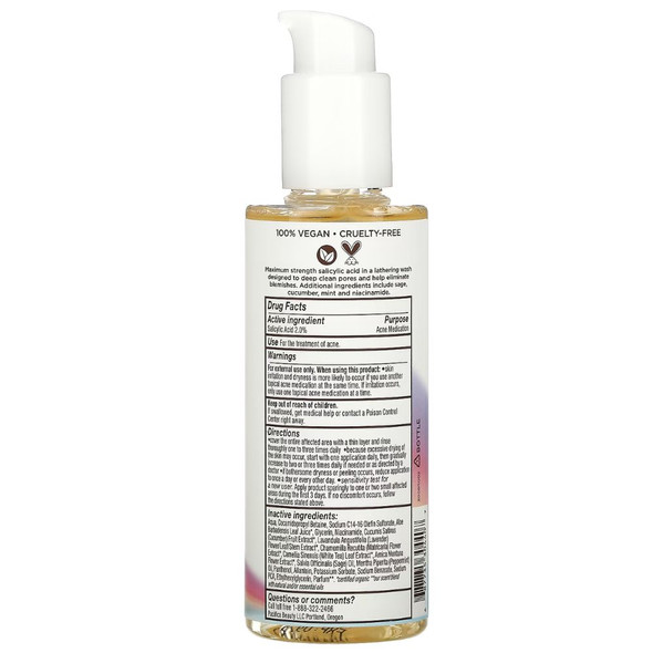 Pacifica Beauty Acne Defense Face Wash 5.8 OZ Main Product Image